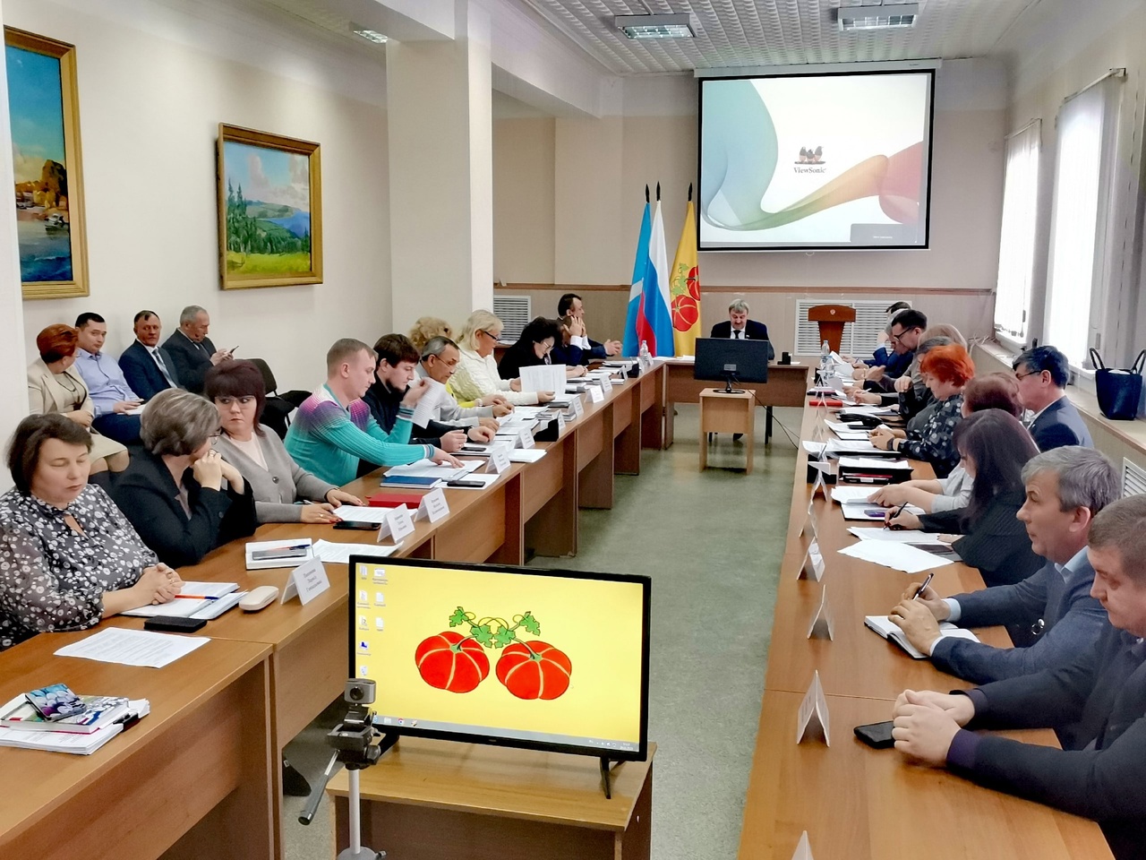 Второе заседание Совета депутатов муниципального образования «Сенгилеевский район».