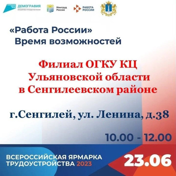 Всероссийская ярмарка трудоустройства «Работа России. Время возможностей». Всероссийская ярмарка трудоустройства «Работа России. Время возможностей».